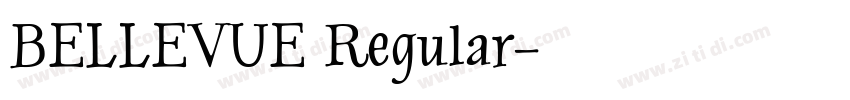 BELLEVUE Regular字体转换